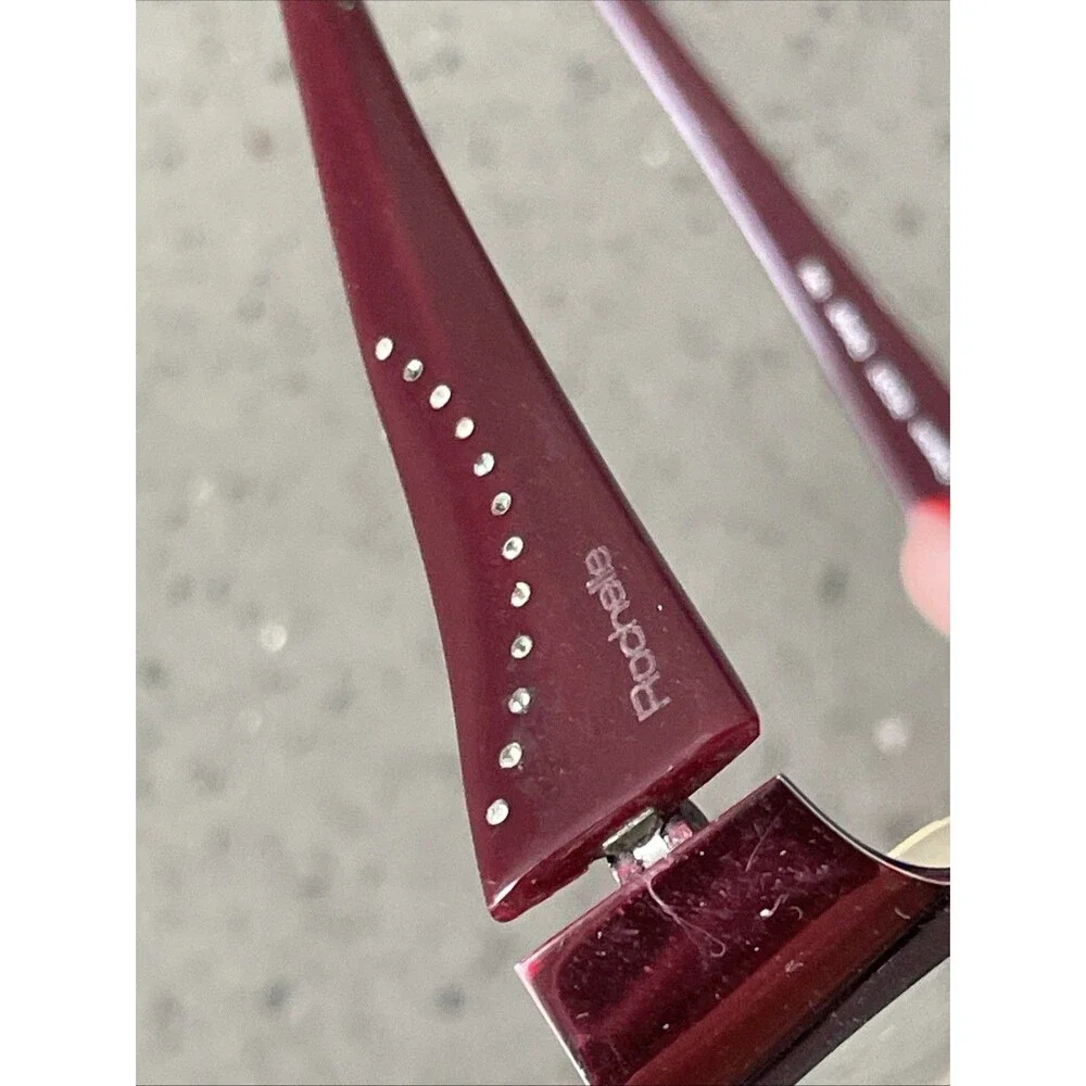 Rochelle Gagnon RG361 Italy Eyeglasses Frames ONLY 50-18-135 Col. Merlot red